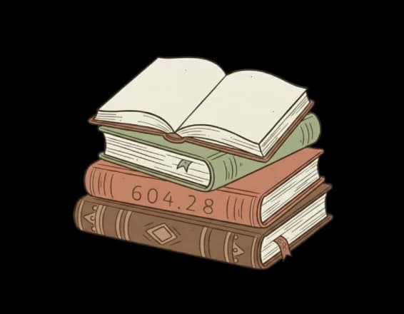 Illustration of stacked books